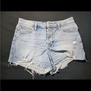 Hollister Light Blue Jean Shorts
